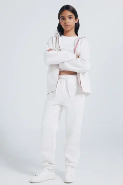 Springfield Kids Calças-Calças jogger para menina branco