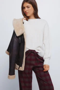 Springfield Calças-Calças jogger xadrez estampado