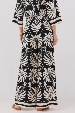 Cortefiel Calças-Calças largas estampadas Impressão