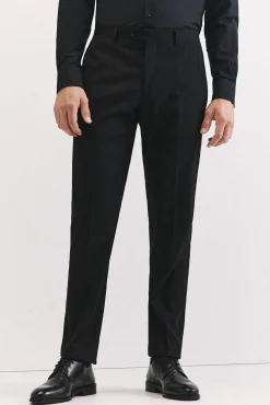 Cortefiel Calças|Calças Clássicas-Calças pretas série XXI Preto