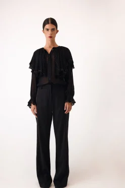 Pedro del Hierro Calças-Calças retas Preto