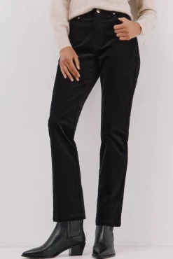 Cortefiel Jeans|Calças-Calças sensacionais de veludo Preto
