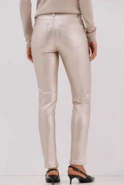 Cortefiel Jeans|Calças-Calças sensacionais revestidas com resina Tostado