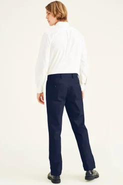 Dockers Calças-Calças slim fit Azul