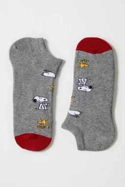 Besocks Meias|Meias-Calcetines tobilleros de algodón orgánico cinzento