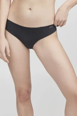 Gisela Roupa Interior-Calcinha cortada a Cuequinha preto