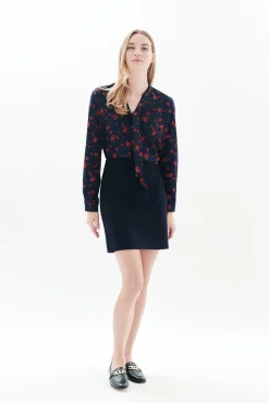 Caroll Blusas-Camisa 100% viscose Preto