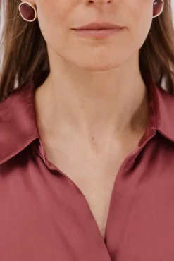 Cortefiel Blusas-Camisa acetinada Granada