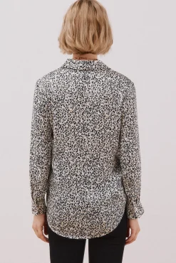 Cortefiel Blusas-Camisa acetinada Impressão