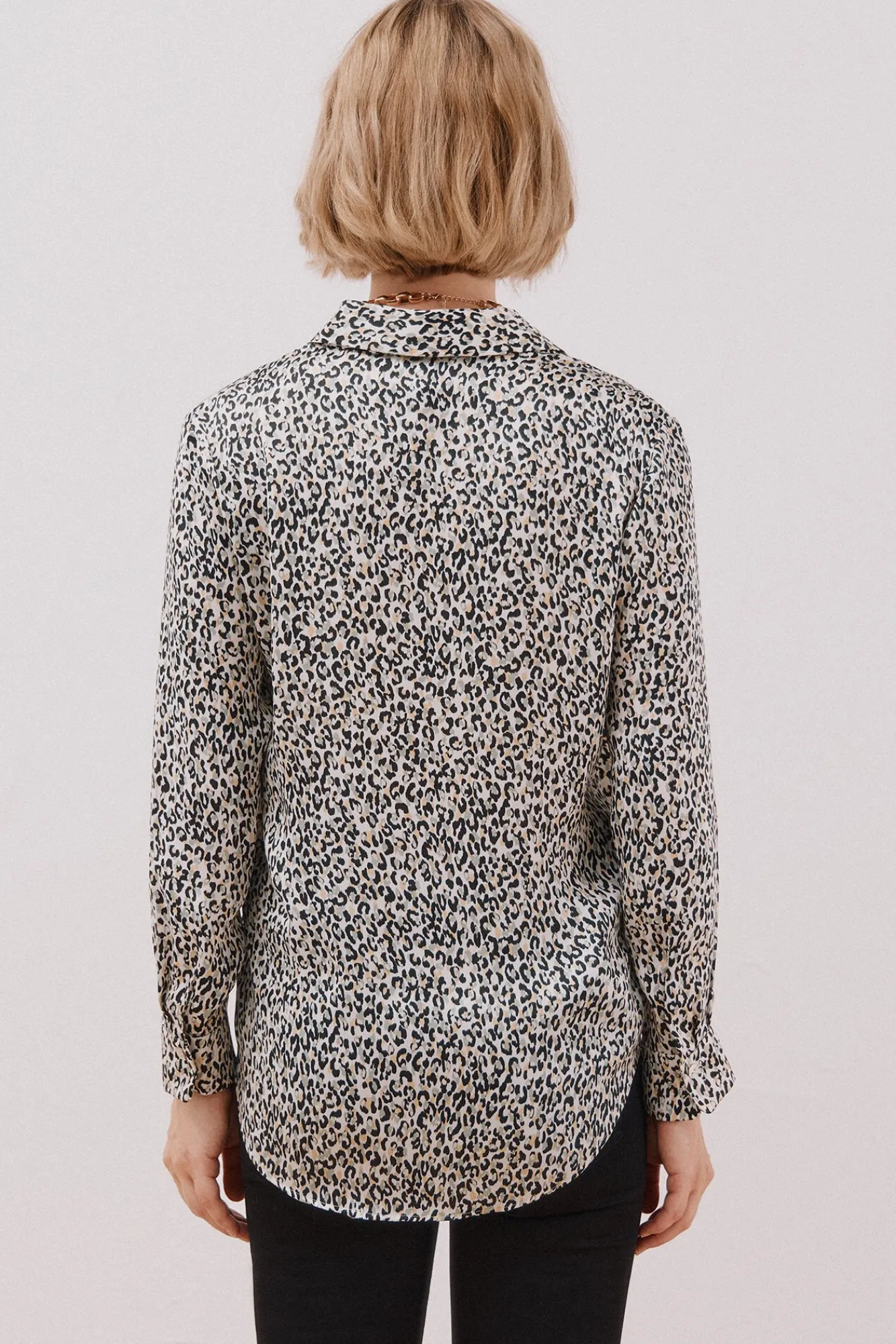 Cortefiel Blusas-Camisa acetinada Impressão