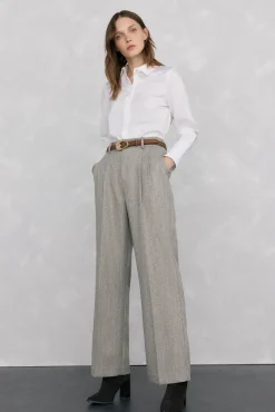 Pedro del Hierro Blusas-Camisa básica de ferro fácil Branco