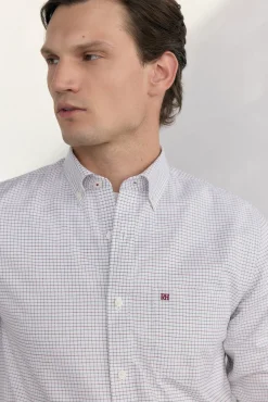 Pedro del Hierro Camisas-Camisa casual Bordeaux
