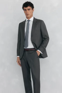 Pedro del Hierro Camisas|Camisas Clássicas-Camisa com abotoaduras, não passa a ferro e é resistente a manchas Branco