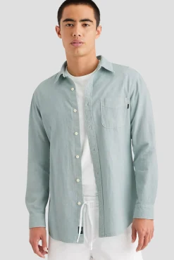 Dockers Camisas-Camisa com botões slim fit Icon Verde