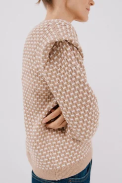 Cortefiel Camisolas-Camisa com ombros marcados Tostado