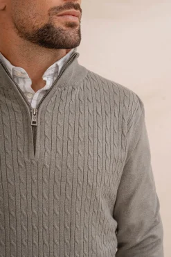 Celopman Camisolas-Camisa com zíper verde