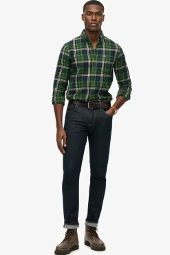 Superdry Camisas-Camisa corte folgado azul