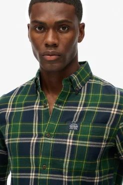 Superdry Camisas-Camisa corte folgado azul