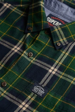 Superdry Camisas-Camisa corte folgado azul