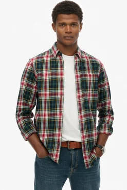 Superdry Camisas-Camisa corte folgado verde