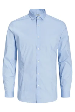 Jack & Jones Camisas|Camisas Clássicas-Camisa corte super slim Azul