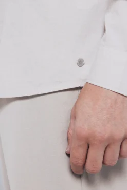 Springfield Camisas-Camisa de algodão com debrum cru