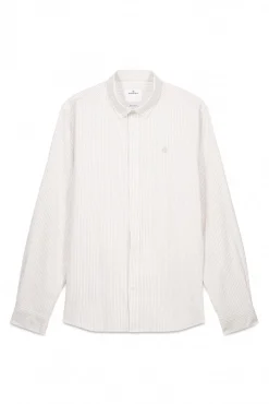 Springfield Camisas-Camisa de algodão com debrum cru