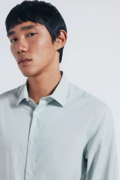 Springfield Camisas-Camisa de algodão com debrum bege