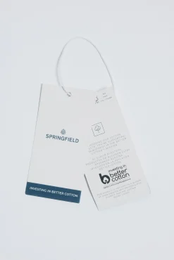 Springfield Blusas-Camisa de algodão Oxford branco