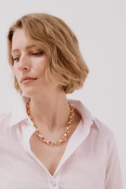 Cortefiel Blusas-Camisa de algodão riscas Subiu