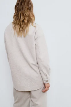 Vila Sobretudos-Camisa de botão Tostado