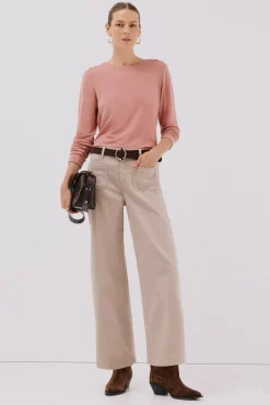 Cortefiel T-Shirts-Camisa de caixa de botões Subiu