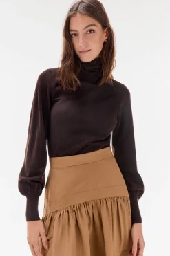 TFP by Tamara Falcó Camisolas-Camisa de cisne de segunda pele Marrom