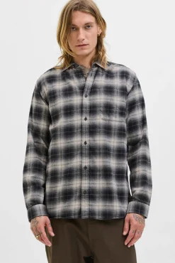 Jack & Jones Camisas-Camisa de corte regular cinzento