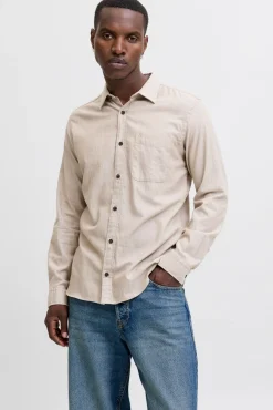 Jack & Jones Camisas-Camisa de corte regular. cinzento
