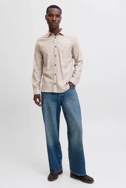 Jack & Jones Camisas-Camisa de corte regular. cinzento