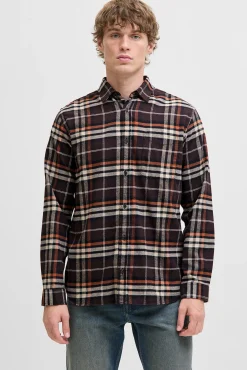 Jack & Jones Camisas-Camisa de corte regular castanho