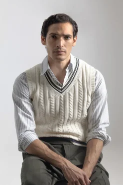 PuroEGO Camisolas-Camisa de críquete de algodão Tostado