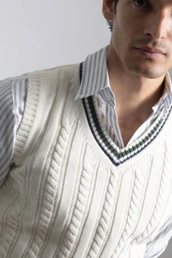 PuroEGO Camisolas-Camisa de críquete de algodão Tostado