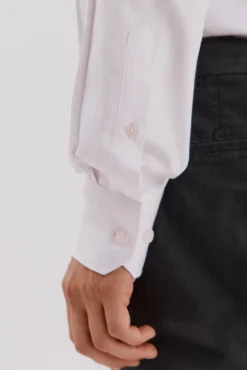 Cortefiel Camisas|Camisas Clássicas-Camisa de fato riscas fácil de engomar Subiu