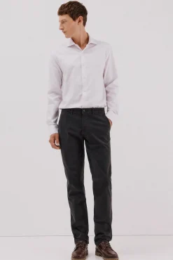 Cortefiel Camisas|Camisas Clássicas-Camisa de fato riscas fácil de engomar Subiu