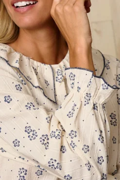 Polín Et Moi Blusas-Camisa de gola Camily Impress&atilde;o