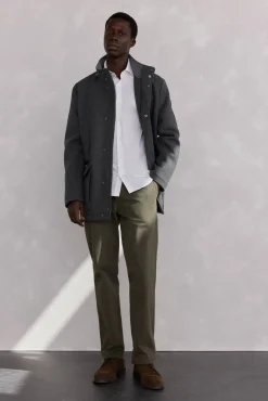 Pedro del Hierro Camisas|Camisas Clássicas-Camisa de malha malha Branco