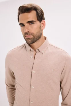 Jack & Jones Camisas-Camisa de manga comprida Castanho