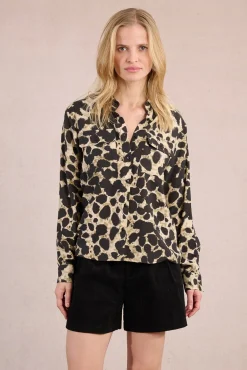 Molly Bracken Blusas-Camisa de manga comprida com estampado Multicolorido