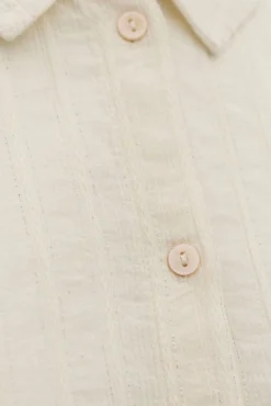 Vero Moda Curve Blusas-Camisa de manga manga comprida plus size Tostado