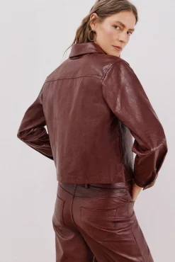 Cortefiel Blusas-Camisa de pele sintético Granada