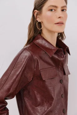 Cortefiel Blusas-Camisa de pele sintético Granada