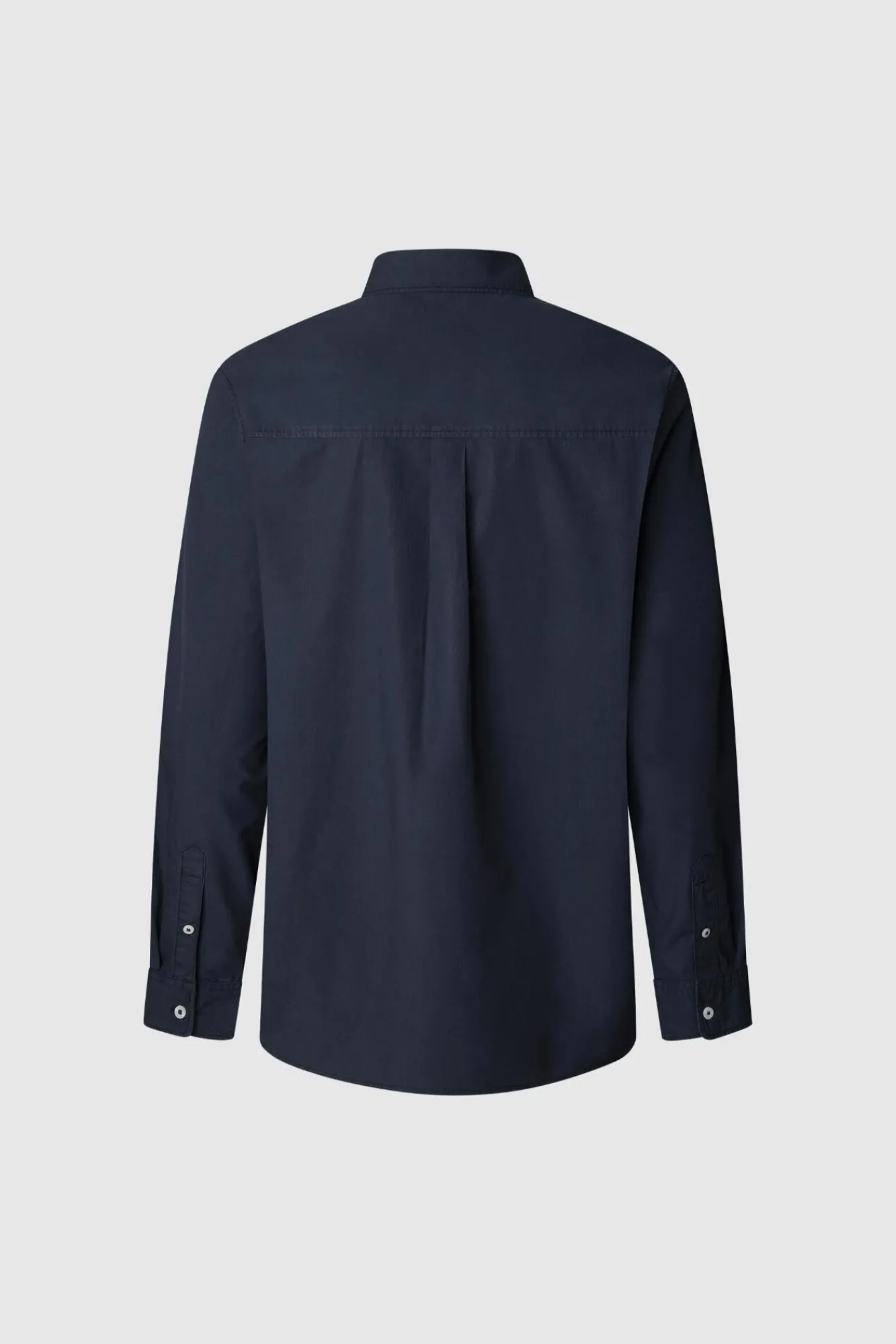 Pepe Jeans Camisas-Camisa de Popelina de corte regular azul