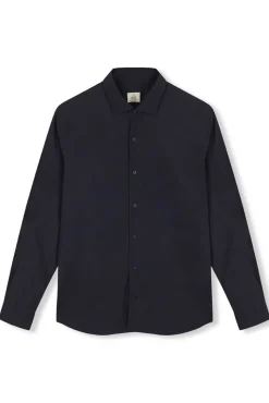 OOTO Camisas-Camisa de popelina lisa Azul